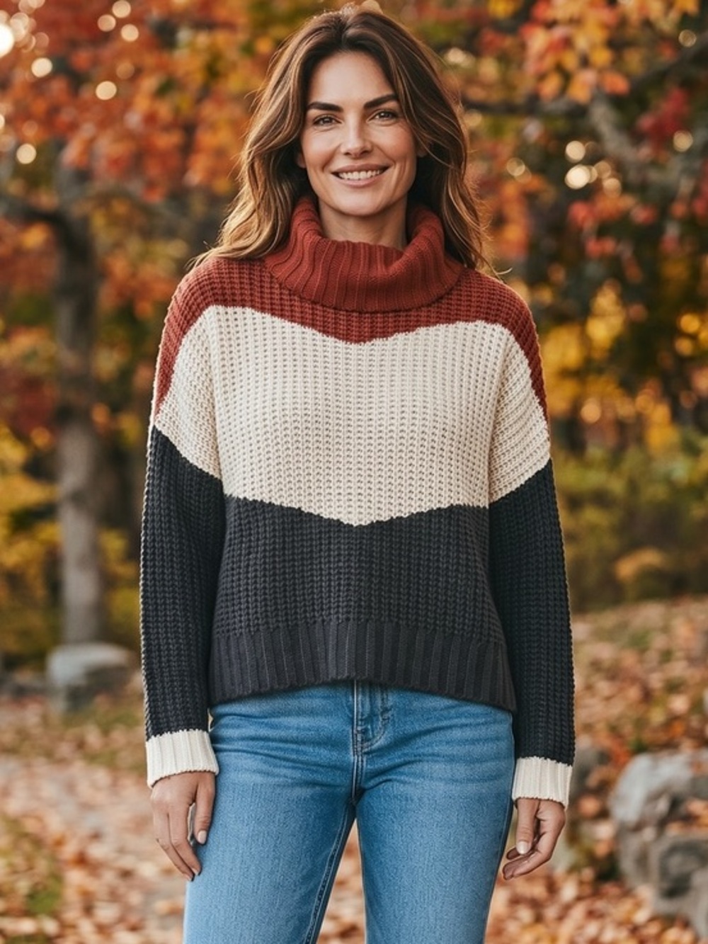POL Knit Turtleneck Sweater
